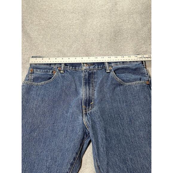 Levi strauss 517 Jeans Mens W34 L29 Straight Leg Boot Cut Blue Denim - Picture 2 of 15